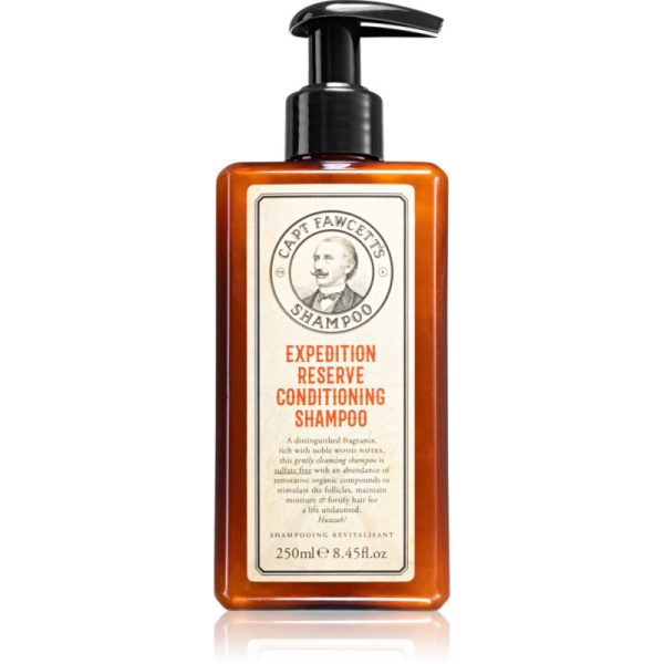 Captain Fawcett Shampoo Expedition Reserve șampon de protecție și hidratare pentru bărbați 250 ml-Țena