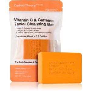 Carbon Theory Facial Cleansing Bar Vitamin C & Caffeine sapun pentru curatarea fetei cu vitamina C Orange 100 g-Țena