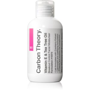 Carbon Theory Vitamin E & Tea Tree Oil crema hidratanta usoara pentru ten acneic 100 ml-ro