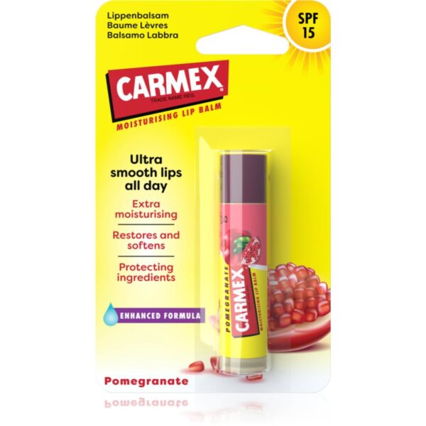 Carmex Pomegranate balsam pentru buze cu efect hidratant SPF 15 4.25 g-ro
