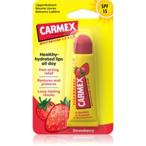 Carmex Strawberry balsam de buze într-un tub SPF 15 10 g-ro