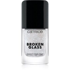 Catrice Broken Glass Effect Top Coat lac de unghii/parte sus cu particule stralucitoare culoare 050 Sparkling Reflection 10.5 ml-ro