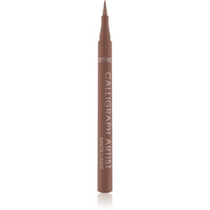 Catrice Calligraph Artist Matte tuș de ochi tip cariocă cu efect matifiant culoare 010 · Roasted Nuts 1