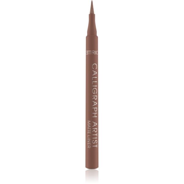 Catrice Calligraph Artist Matte tuș de ochi tip cariocă cu efect matifiant culoare 010 · Roasted Nuts 1