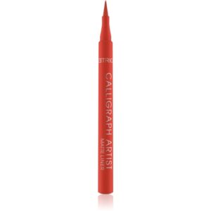 Catrice Calligraph Artist Matte tuș de ochi tip cariocă cu efect matifiant culoare 080 Bloody Mary 1