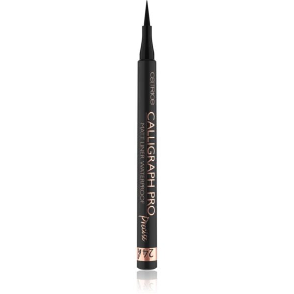 Catrice Calligraph Pro Precise 24h Matt dermatograf rezistent la apă culoare 010 Intense Black Waterproof 1