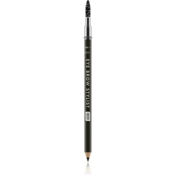 Catrice Eye Brow Stylist creion pentru sprancene cu pensula culoare 080 Back To Black 1 g-ro