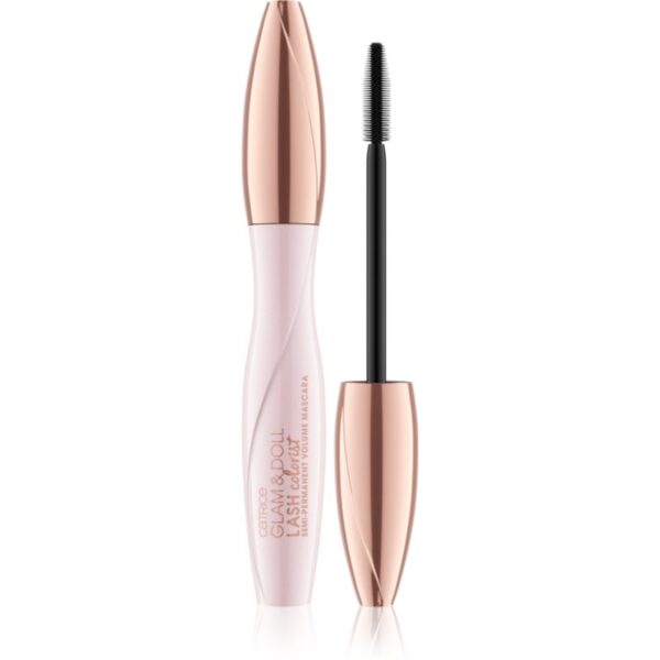 Catrice Glam & Doll Lash Colorist Semi-Permanent Volume mascara pentru volum si definirea genelor culoare 010 Ultra Black 9 ml-ro