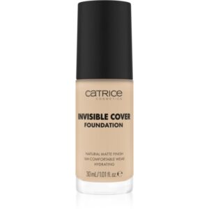 Catrice Invisible Cover Foundation makeup lichid cu efect matifiant culoare 002N 30 ml-Țena