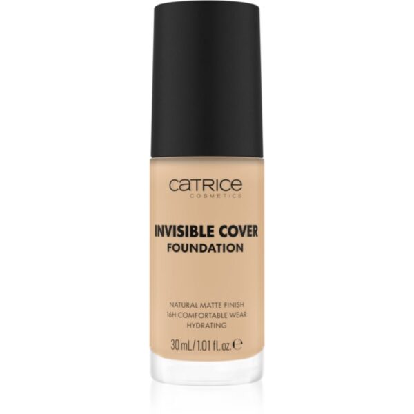 Catrice Invisible Cover Foundation makeup lichid cu efect matifiant culoare 005W 30 ml-ro