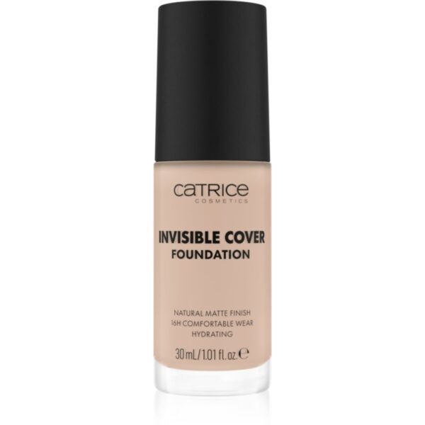Catrice Invisible Cover Foundation makeup lichid cu efect matifiant culoare 007C 30 ml-Țena