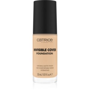 Catrice Invisible Cover Foundation makeup lichid cu efect matifiant culoare 010W 30 ml-ro