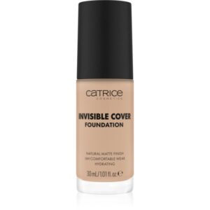 Catrice Invisible Cover Foundation makeup lichid cu efect matifiant culoare 015W 30 ml-Țena