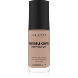 Catrice Invisible Cover Foundation makeup lichid cu efect matifiant culoare 022C 30 ml-Țena