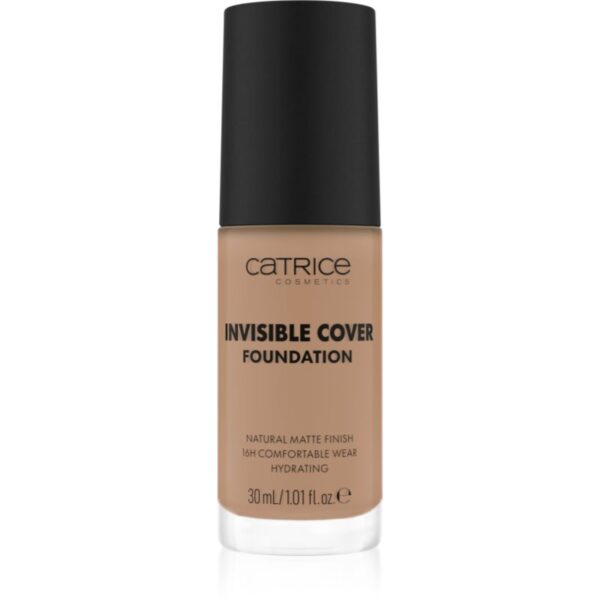 Catrice Invisible Cover Foundation makeup lichid cu efect matifiant culoare 032W 30 ml-ro