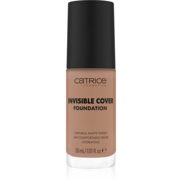 Catrice Invisible Cover Foundation makeup lichid cu efect matifiant culoare 042C 30 ml-Țena