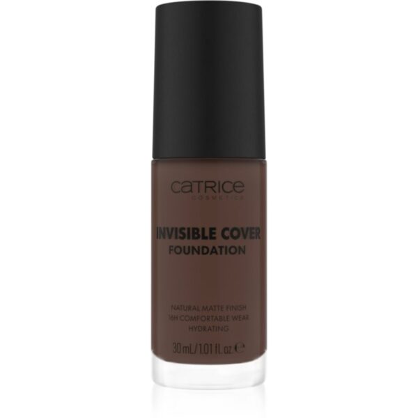 Catrice Invisible Cover Foundation makeup lichid cu efect matifiant culoare 077C 30 ml-ro