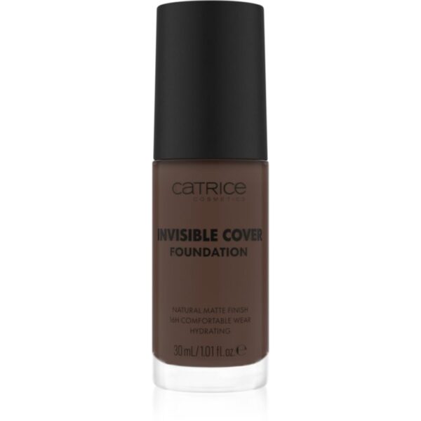 Catrice Invisible Cover Foundation makeup lichid cu efect matifiant culoare 082N 30 ml-Țena
