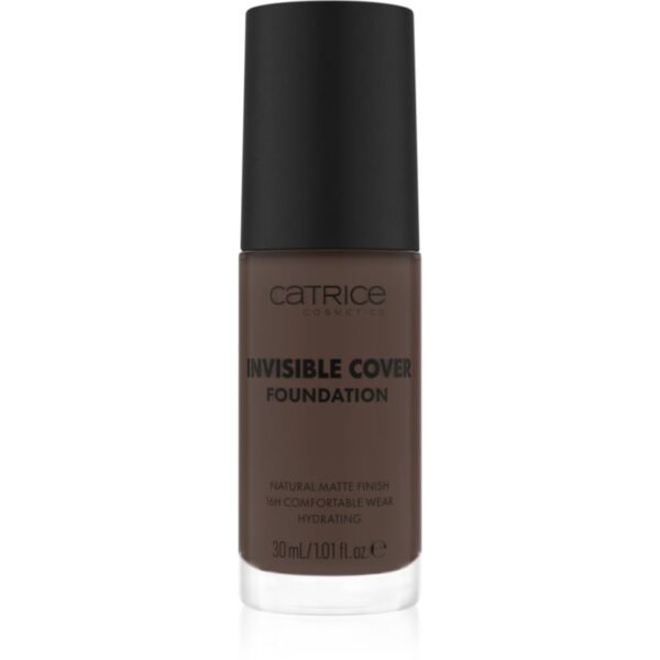 Catrice Invisible Cover Foundation makeup lichid cu efect matifiant culoare 087N 30 ml-ro
