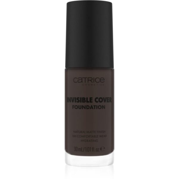Catrice Invisible Cover Foundation makeup lichid cu efect matifiant culoare 100N 30 ml-ro
