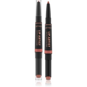Catrice Lip Artist Matte Lipstick & Liner ruj + creion contur pentru buze cu efect matifiant culoare 010 Always Together 1.74 g-Țena