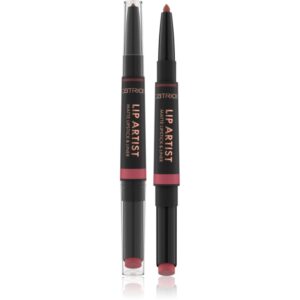 Catrice Lip Artist Matte Lipstick & Liner ruj + creion contur pentru buze cu efect matifiant culoare 020 Never Apart 1.74 g-Țena