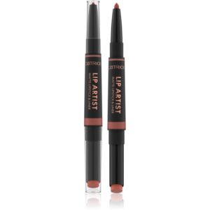 Catrice Lip Artist Matte Lipstick & Liner ruj + creion contur pentru buze cu efect matifiant culoare 030 Best Friends Forever 1.74 g-Țena