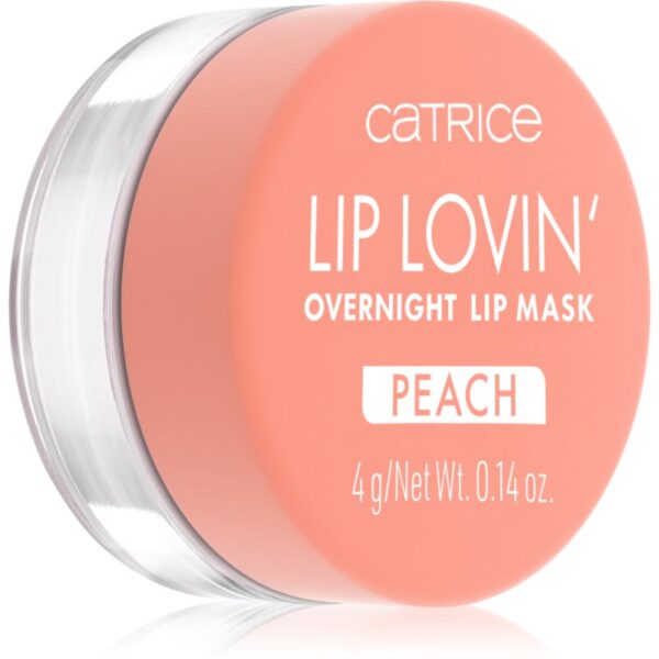 Catrice Lip Lovin' mască hidratantă pentru buze pentru noapte culoare 030 Feelin' Peachy 4 g-Țena