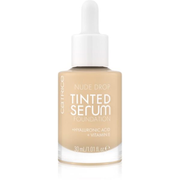 Catrice Nude Drop Tinted Serum Foundation machiaj de îngrijire culoare 004N 30 ml-ro