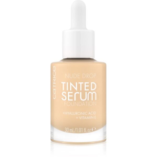Catrice Nude Drop Tinted Serum Foundation machiaj de îngrijire culoare 005W 30 ml-ro