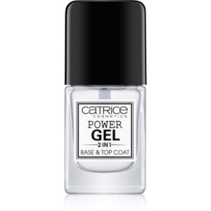 Catrice Power Gel 2 in1 lac de unghii de baza si superioara 10.5 ml-Țena