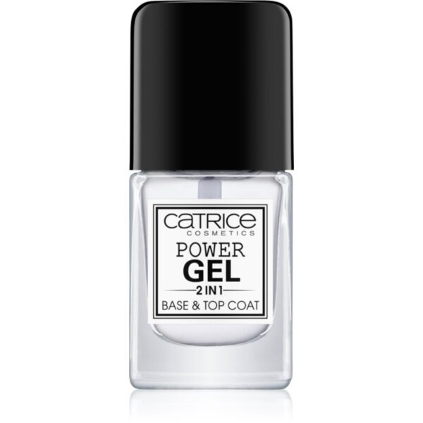 Catrice Power Gel 2 in1 lac de unghii de baza si superioara 10.5 ml-Țena