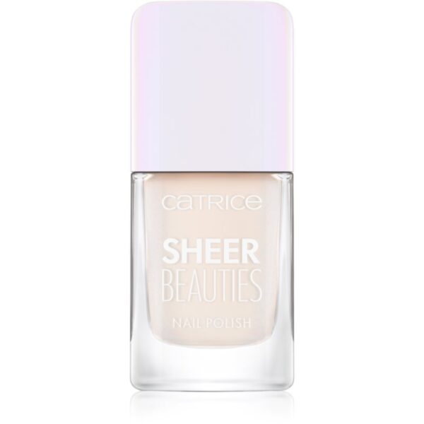 Catrice Sheer Beauties lac de unghii culoare 010 - Milky Not Guilty 10
