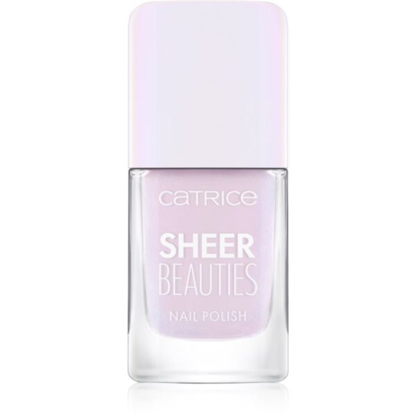Catrice Sheer Beauties lac de unghii culoare 100 Lavender Whispers 10.5 ml-Țena