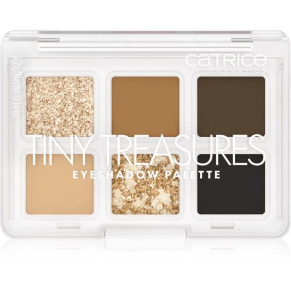 Catrice Tiny Treasures paletă cu farduri de ochi culoare 010 Everyday Essentials 4.2 g-ro