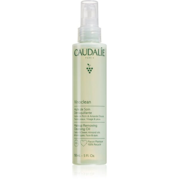 Caudalie Vinoclean ulei pentru indepartarea machiajului Ulei de curățare pentru față și ochi 150 ml-ro