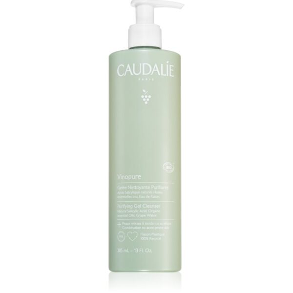 Caudalie Vinopure Purifying Gel Cleanser gel de curatare profunda pentru ten gras si problematic 385 ml-ro