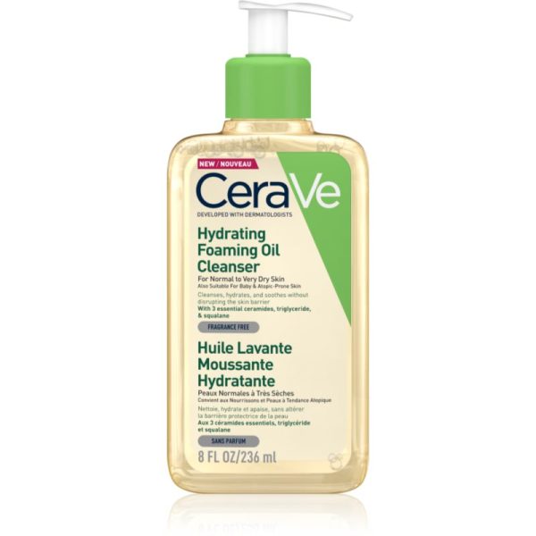 CeraVe Cleansers ulei de curatare cu efect de hidratare 236 ml-Țena