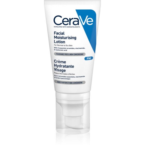 CeraVe Moisturizers Îngrijire hidratantă pentru piele normala si uscata 52 ml-ro