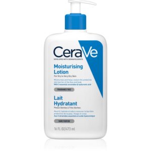 CeraVe Moisturizers Lotion loțiune hidratantă pentru corp și față pentru pielea uscata sau foarte uscata 473 ml-ro