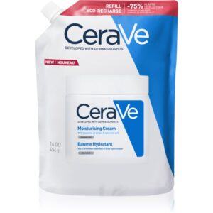 CeraVe Refill Moisturizing Cream Crema hidratanta pentru fata si corp pentru pielea uscata sau foarte uscata Refil 454 g-ro