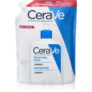 CeraVe Refill Moisturizing Lotion loțiune hidratantă pentru corp și față pentru pielea uscata sau foarte uscata Refil 473 ml-ro