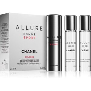 Chanel Allure Homme Sport Cologne eau de cologne (1x reincarcabil + 2x rezerva) pentru bărbați 2x20 ml-ro