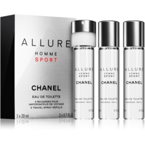 Chanel Allure Homme Sport Eau de Toilette pentru bărbați 3x20 ml-Țena