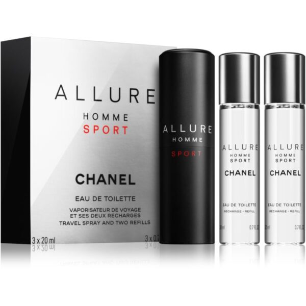 Chanel Allure Homme Sport Eau de Toilette pentru bărbați 3x20 ml-ro
