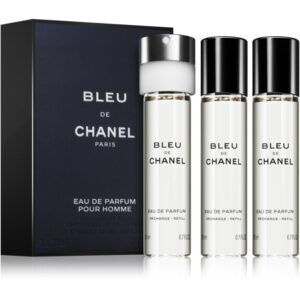 Chanel Bleu de Chanel travel refill Eau de Parfum rezervă pentru bărbați 3 x 20 ml-ro