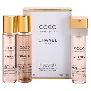 Chanel Coco Mademoiselle Eau de Toilette pentru femei 3x20 ml-Țena