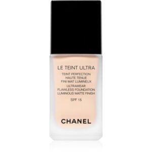Chanel Le Teint Ultra machiaj matifiant de lungă durată SPF 15 culoare 22 Beige Rosé 30 ml-ro