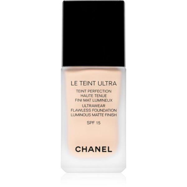Chanel Le Teint Ultra machiaj matifiant de lungă durată SPF 15 culoare 22 Beige Rosé 30 ml-ro