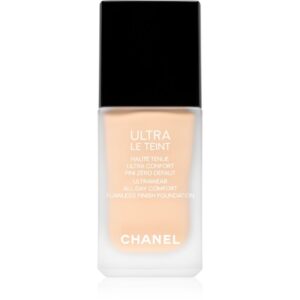 Chanel Ultra Le Teint Flawless Finish Foundation machiaj matifiant de lungă durată pentru uniformizarea nuantei tenului culoare B10 30 ml-ro